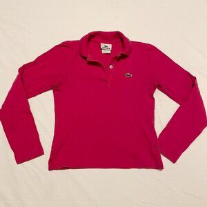 Lacoste Polo Shirt Kids Girl Size‎ 12 Long Sleeve